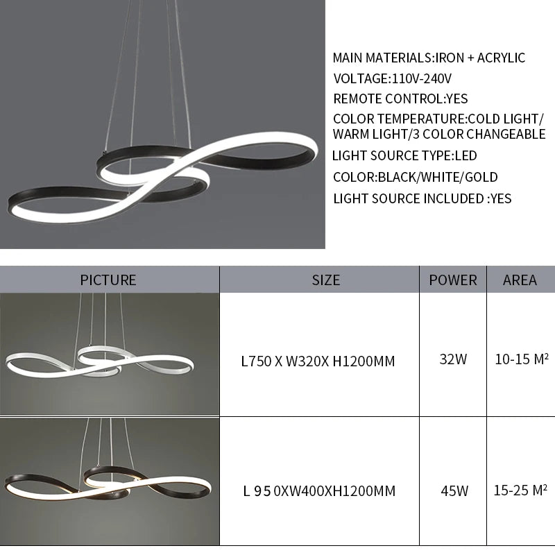 Modern Island Pendant Light