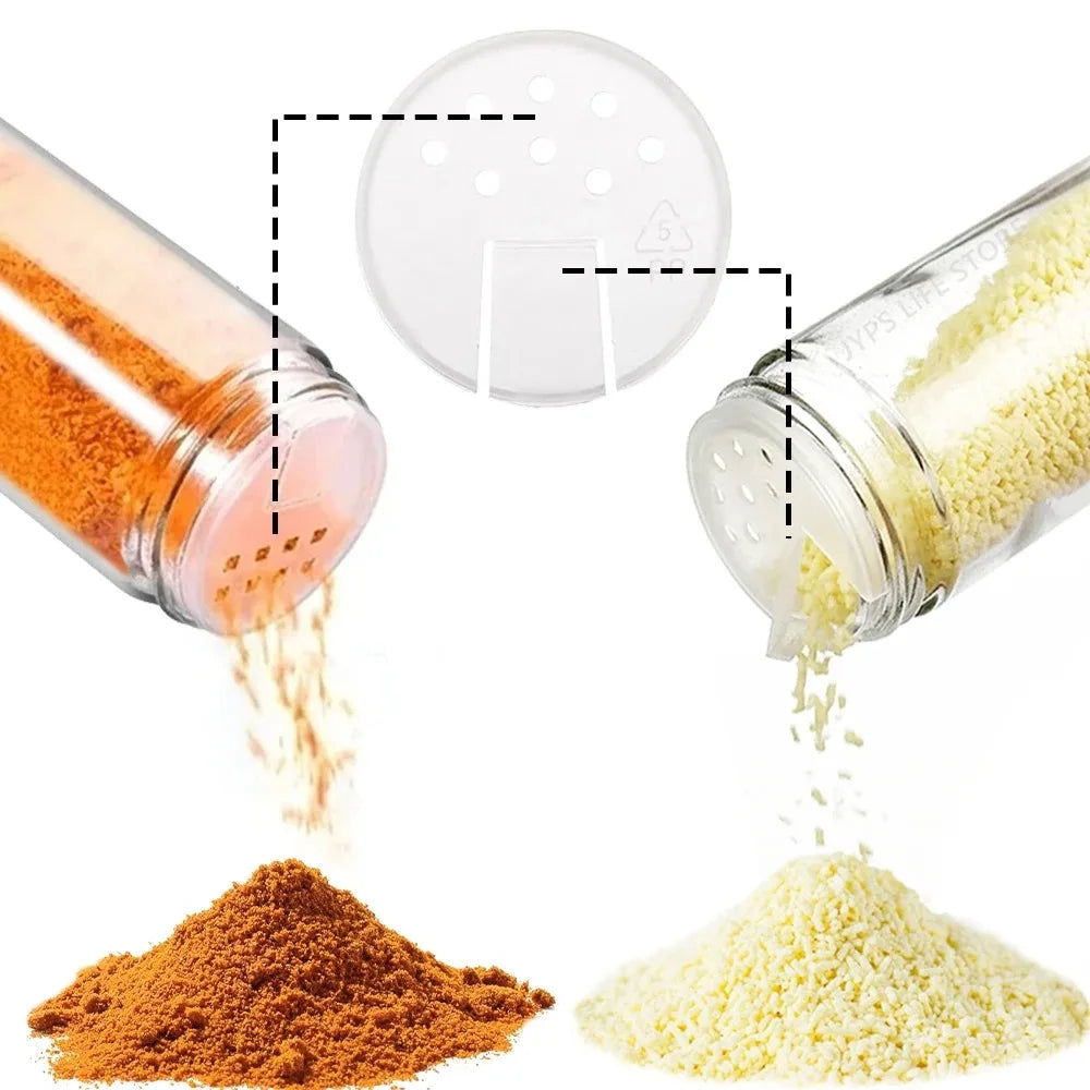Spice Jars with Bamboo Lids