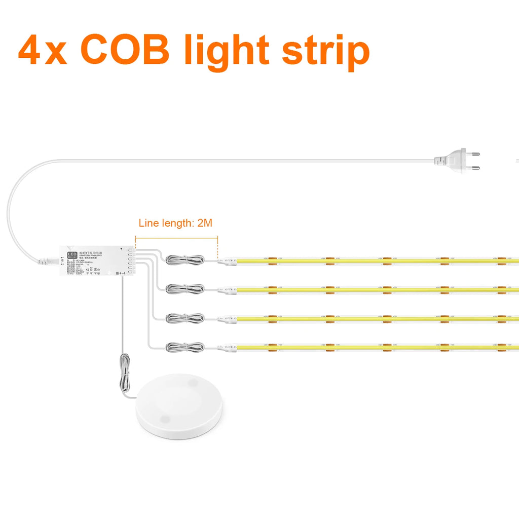 LED  Wardrobe Closet Lamp Tape