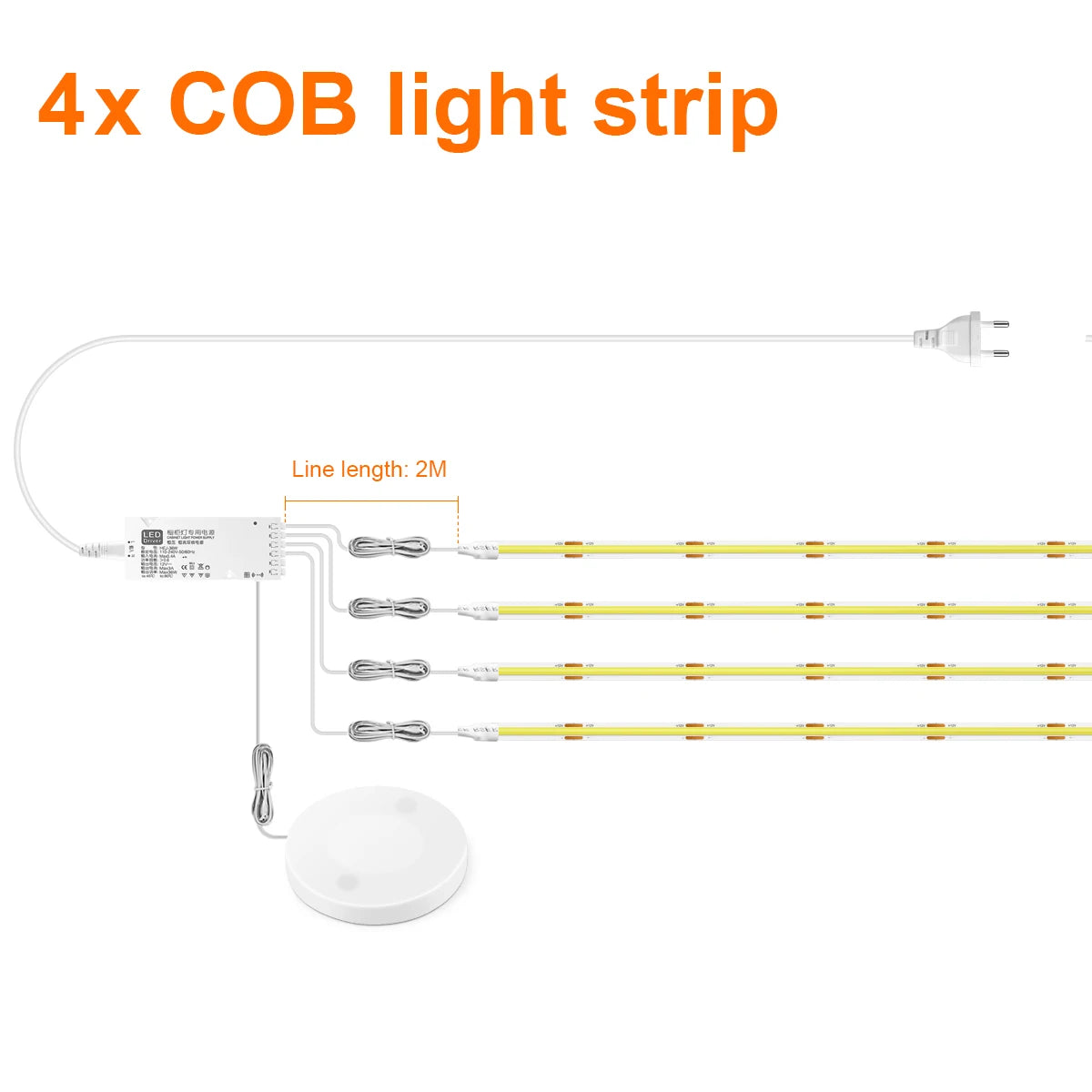 LED  Wardrobe Closet Lamp Tape