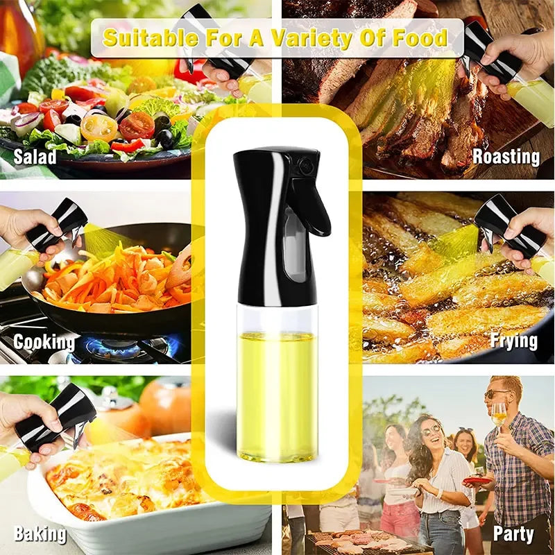 BBQ Cooking Oil Spray Bottle -Set of 3