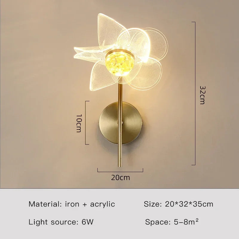 Net CelebrityFlower Wall Lamp