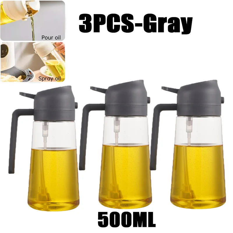 BBQ Cooking Oil Spray Bottle -Set of 3