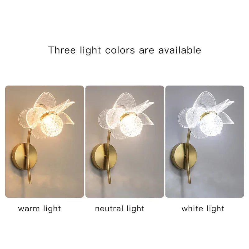 Net CelebrityFlower Wall Lamp