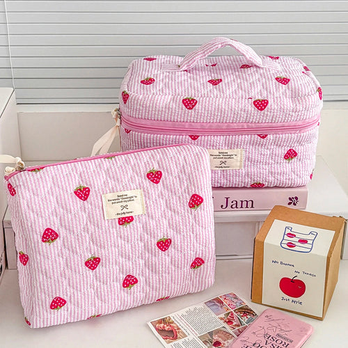 1PC Pink Strawberry bag