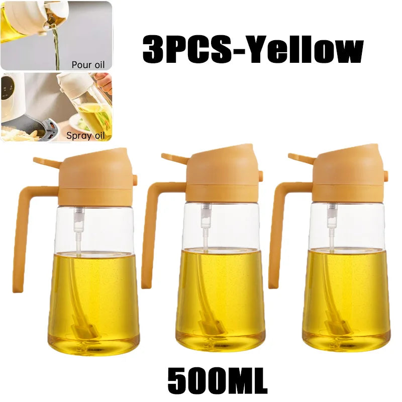 BBQ Cooking Oil Spray Bottle -Set of 3