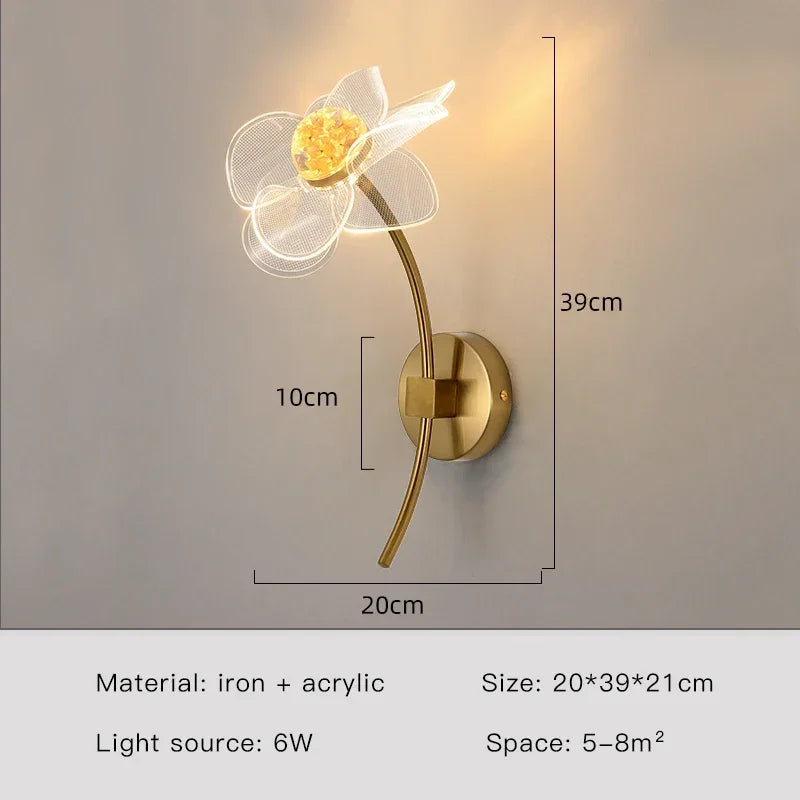 Net CelebrityFlower Wall Lamp