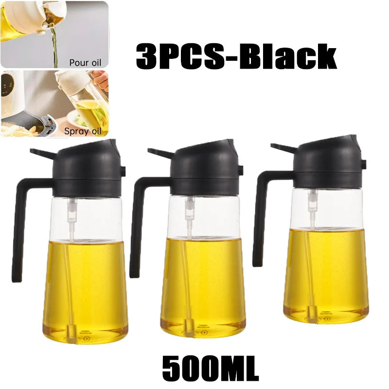 BBQ Cooking Oil Spray Bottle -Set of 3