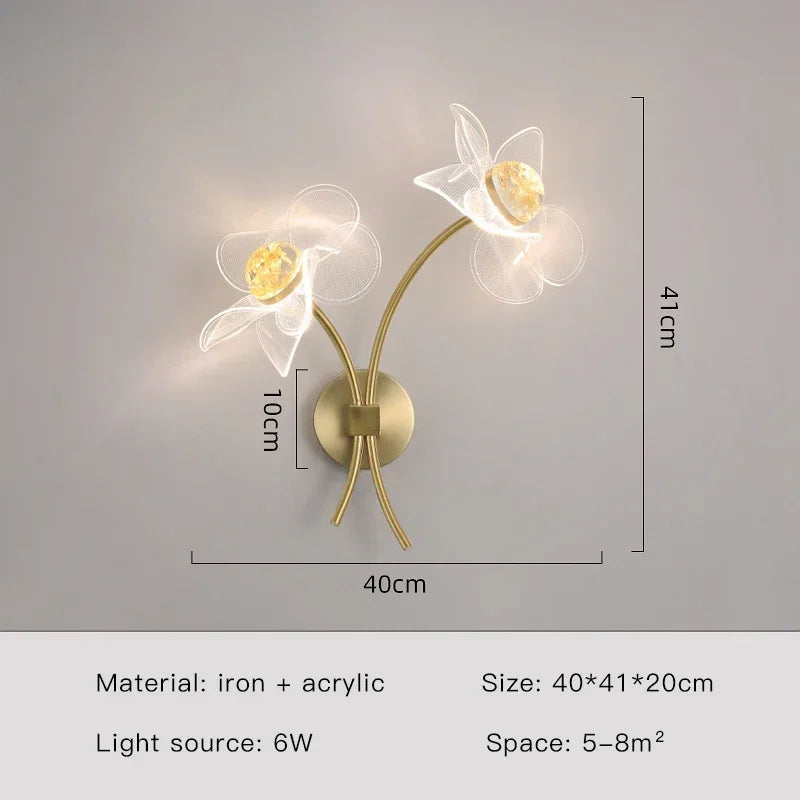 Net CelebrityFlower Wall Lamp