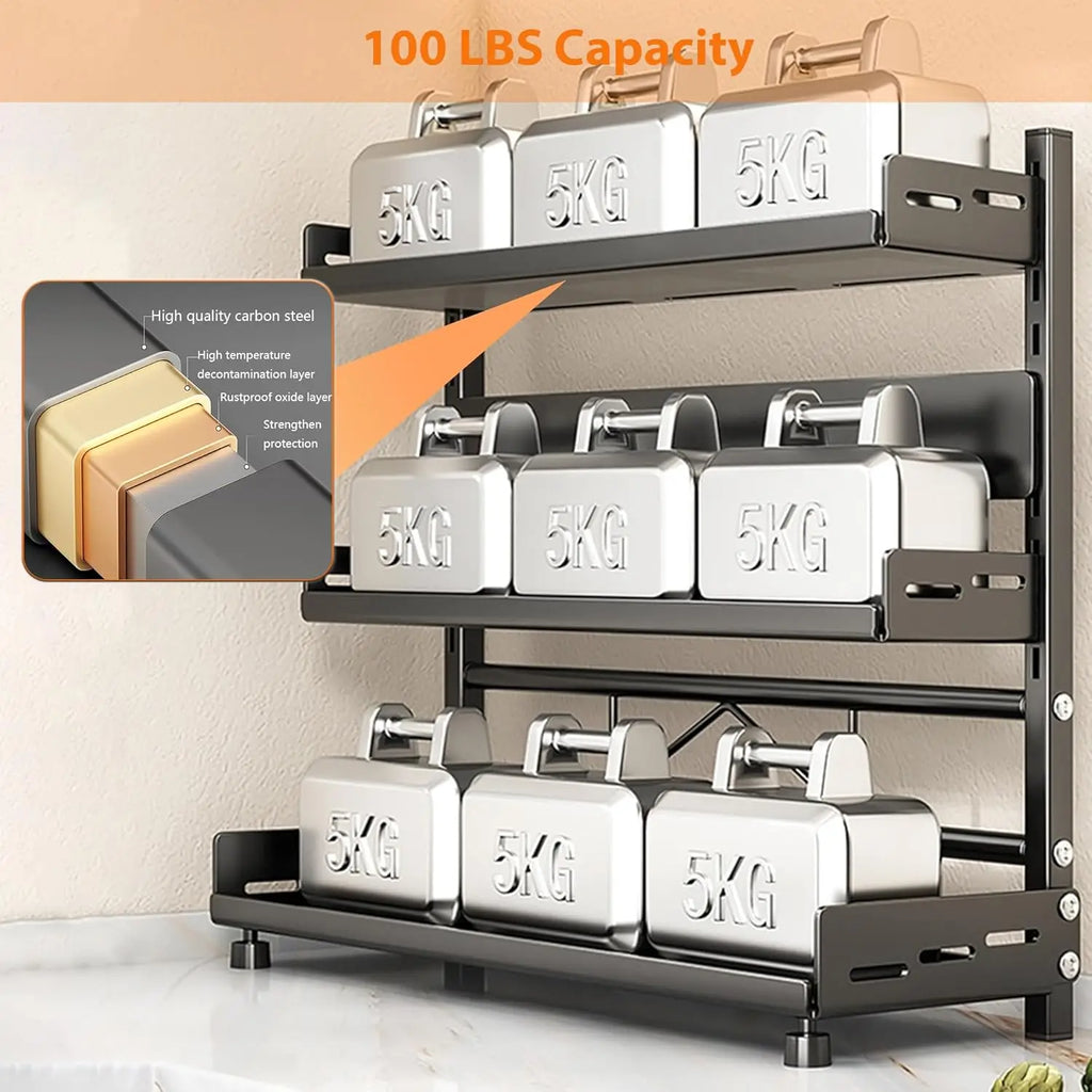 3 Tier Spice Storage Rack