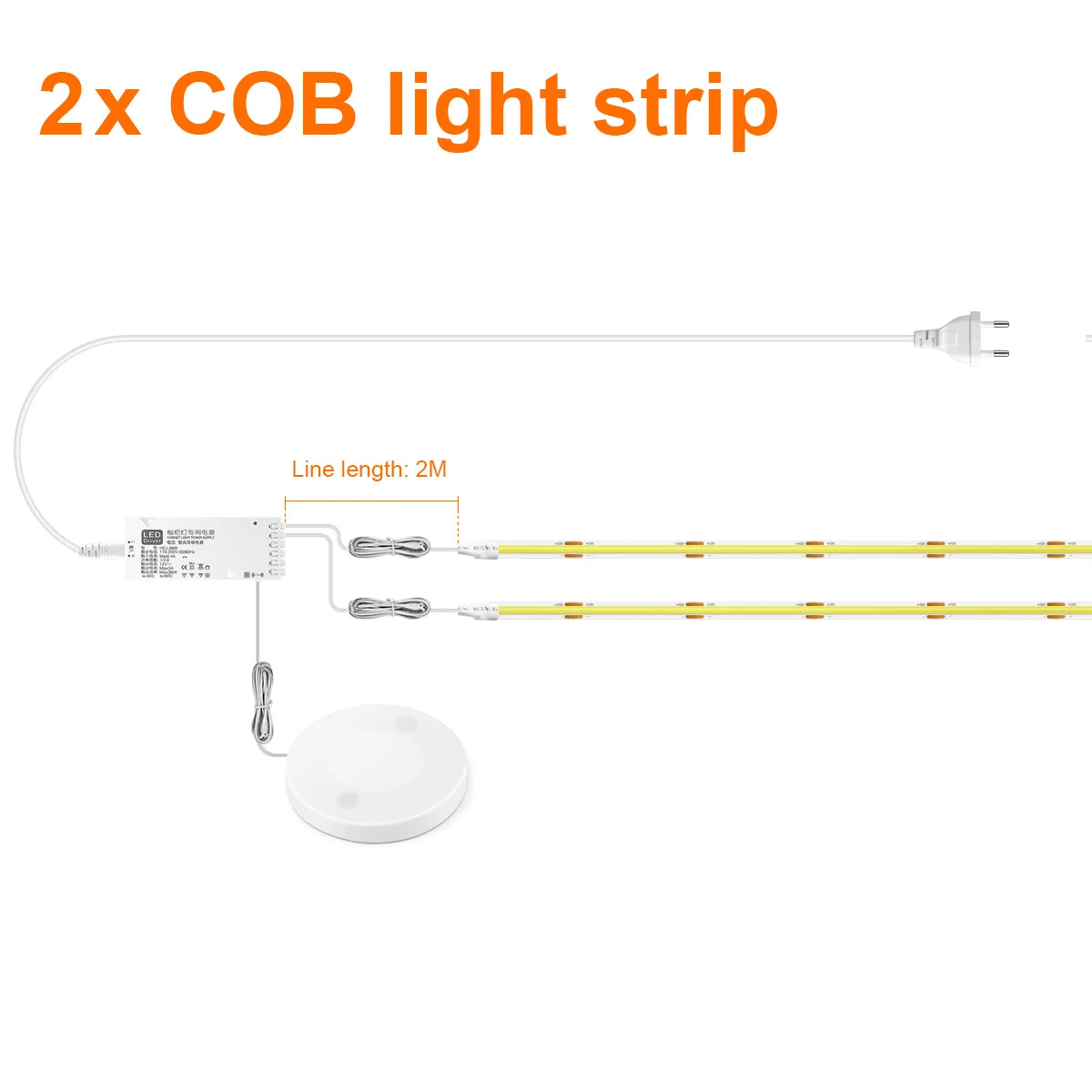 LED  Wardrobe Closet Lamp Tape