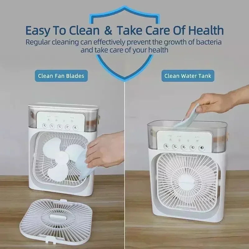 New 3 In 1 Portable Mini Fan Air Conditioner