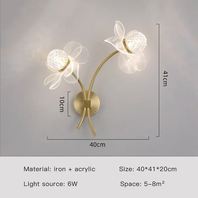 Net CelebrityFlower Wall Lamp