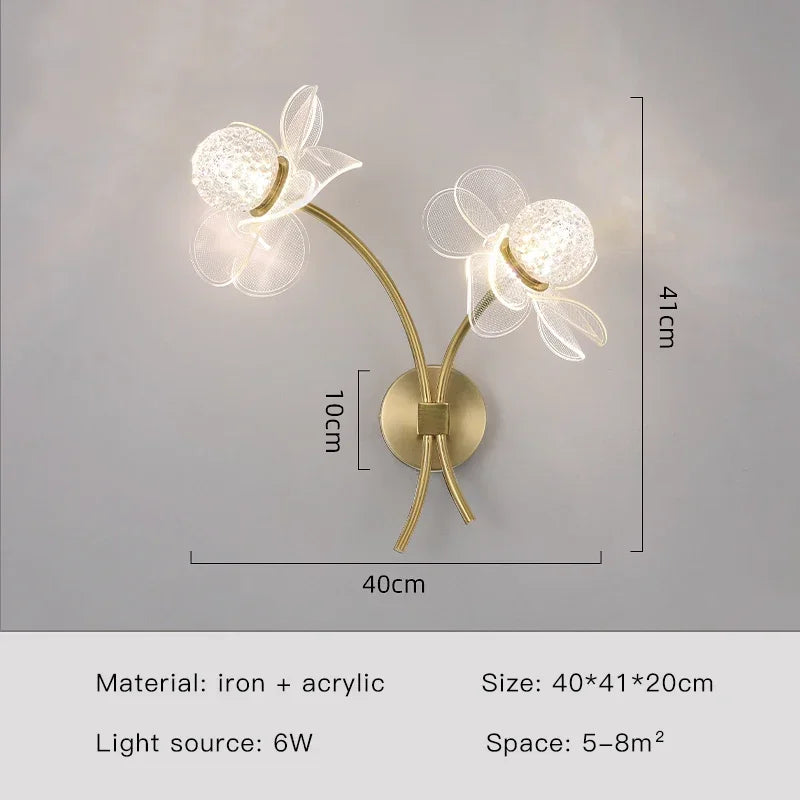 Net CelebrityFlower Wall Lamp