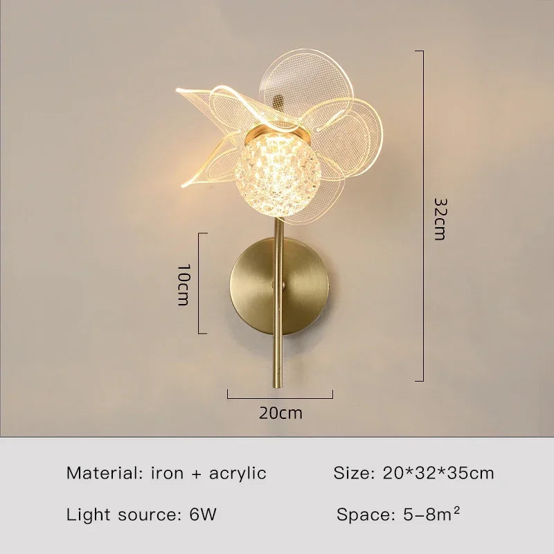 Net CelebrityFlower Wall Lamp
