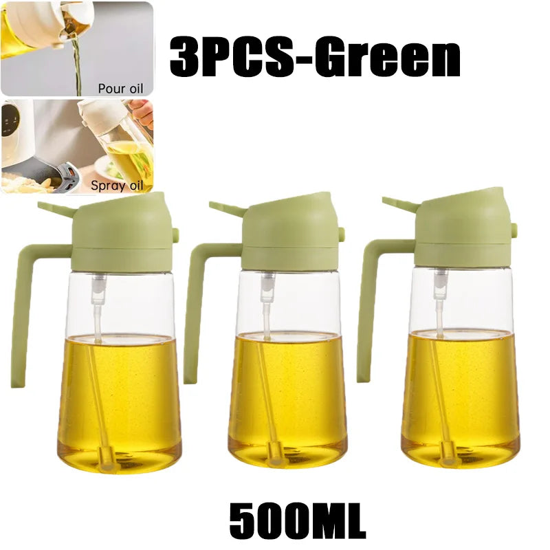 BBQ Cooking Oil Spray Bottle -Set of 3