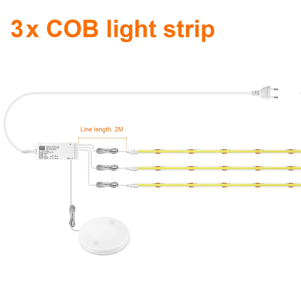 LED  Wardrobe Closet Lamp Tape